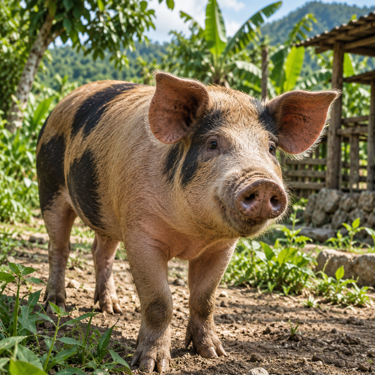 Illustration de Cochons